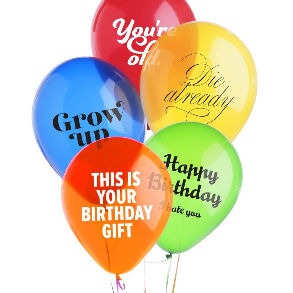 Birthday Jerk Balloons – Snark Gifts