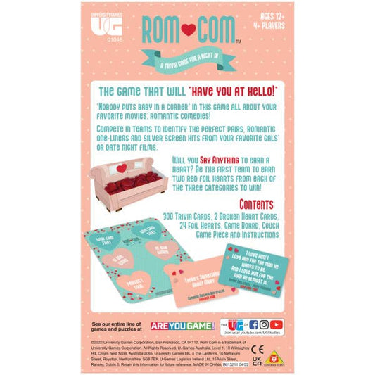 Rom-Com Trivia Game