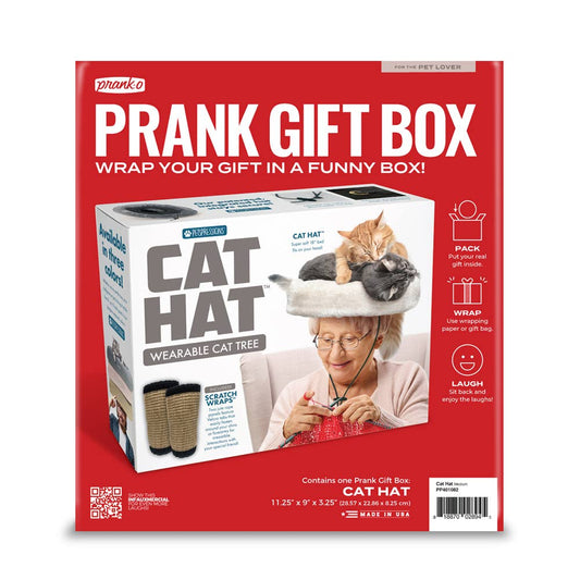 Prank Gift Box Cat Hat