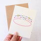 Besties For Life Friendship Bracelet Card