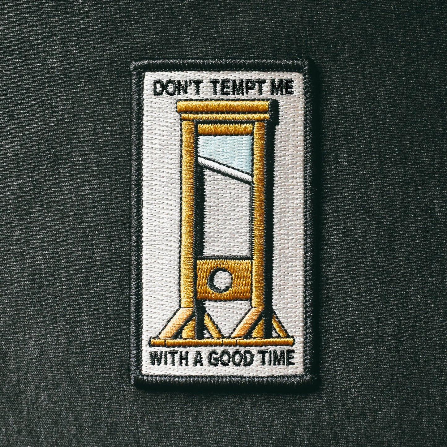 Don't Tempt Me (Iron-On Patch)