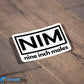 Nine Inch Males Sticker