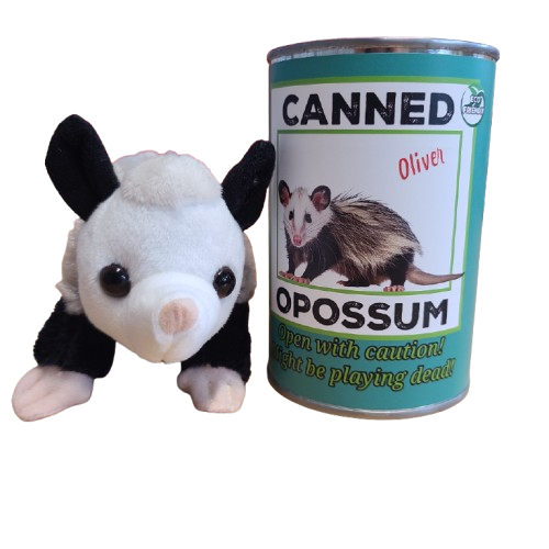 Oliver the Canned Opossum | Stuffed Animal Plush w/Jokes