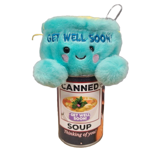 Canned Soup - Chicken Noodle - Get Well Soon Gift - Plush