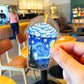 CLEAR STICKER: Van Gogh's Starry Night Frappuccino