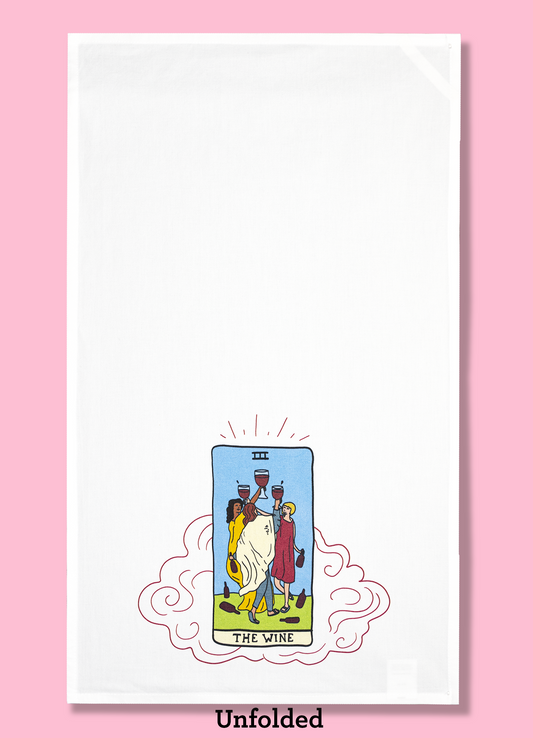 The Wine Kitchen Tarot Dishtowel