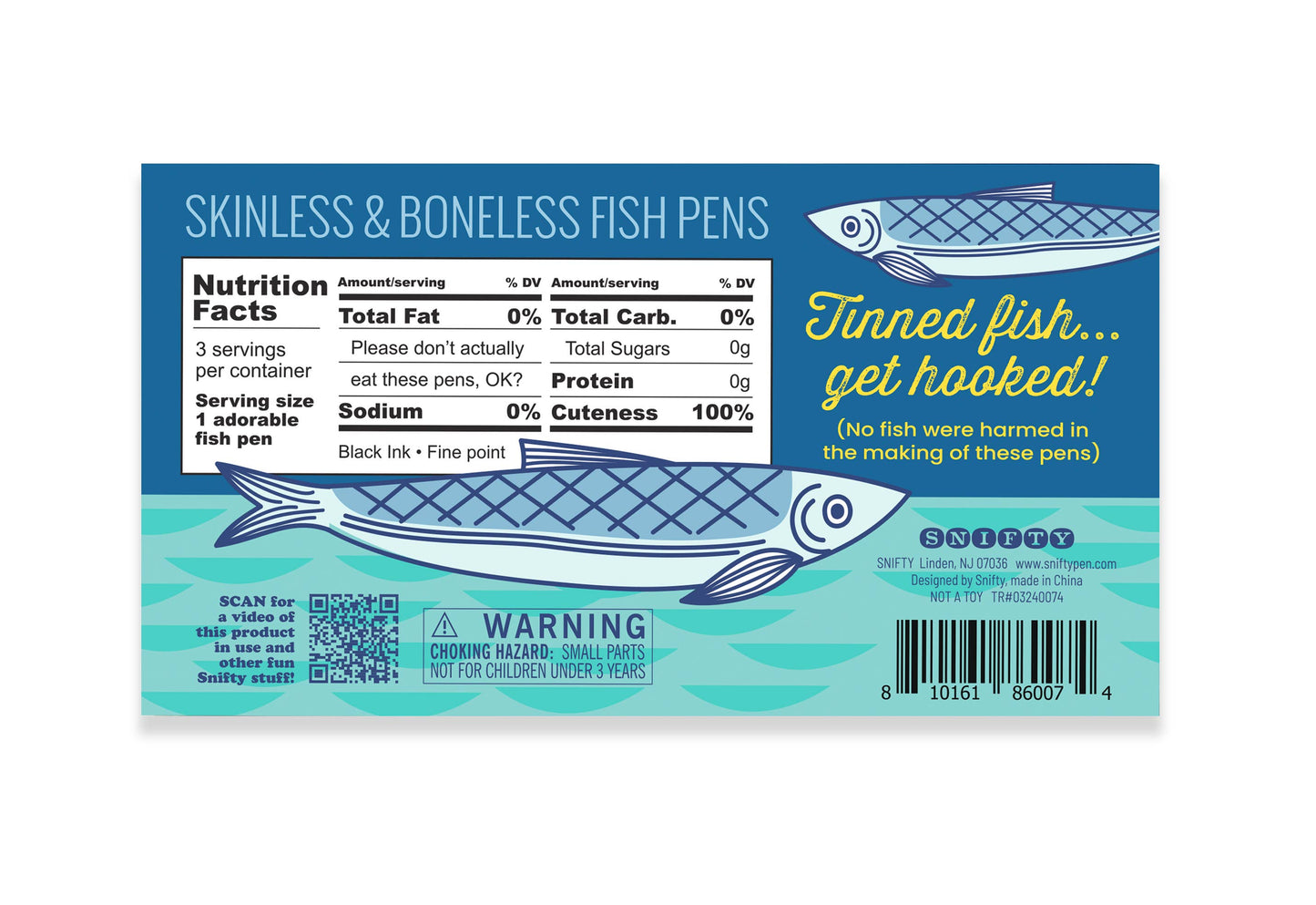 TINNED FISH PENS