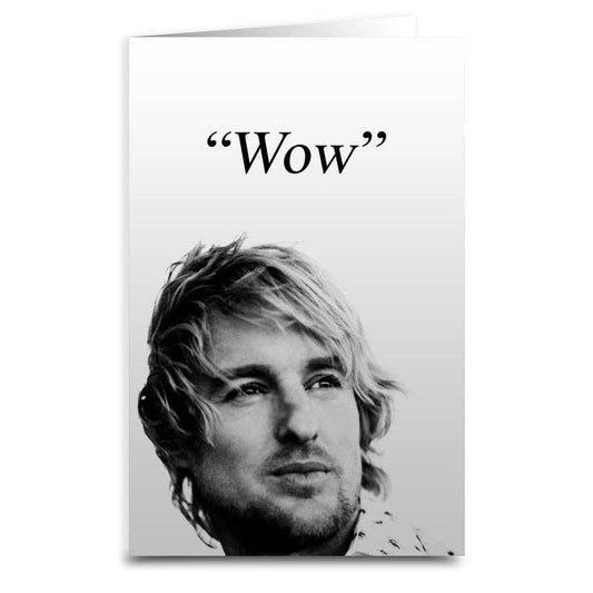 Owen Wilson "Wow" Card