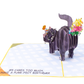 Purrfect Birthday 3D Greeting Card