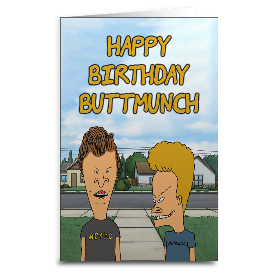 Beavis and Butthead Birthday Card – Snark Gifts