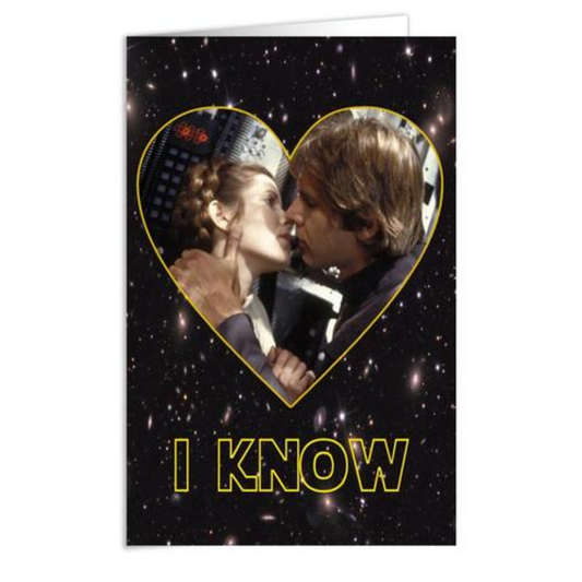 I Know - Large Greeting Card - 8.5 x 5.5