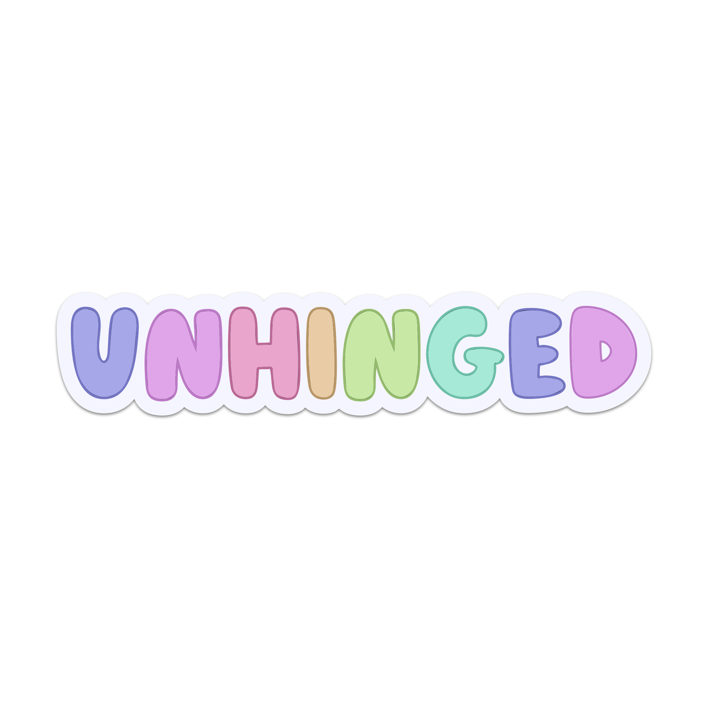 Unhinged Sticker