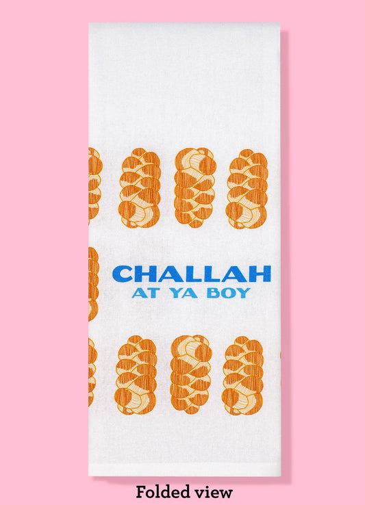 Challah at Ya Boy kitchen towel - Hanukkah, challah bread