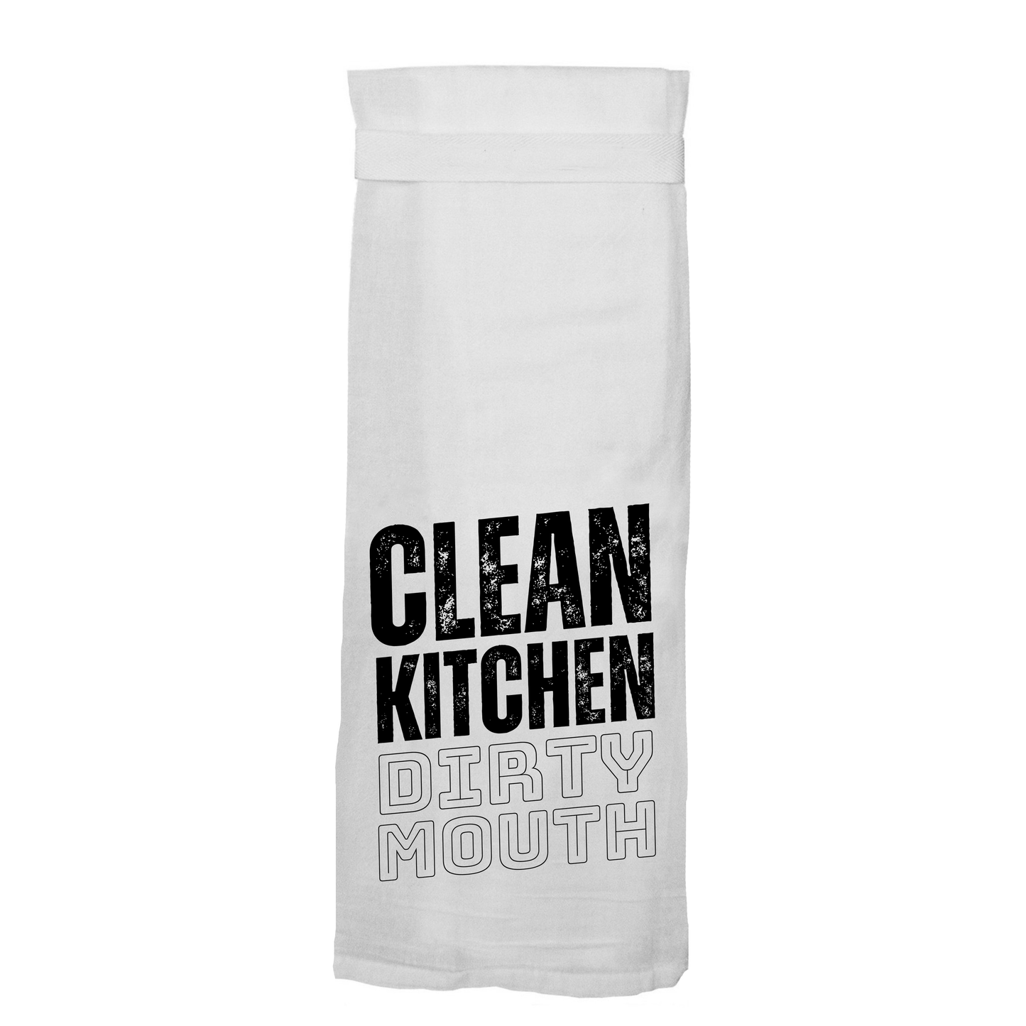 Clean Kitchen Dirty Mouth Kitchen Tea Towel