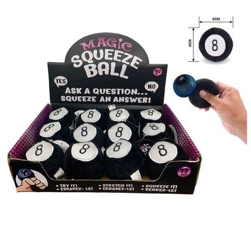 Magic Plush Ball - Ask a Question, Squeeze an Answer!