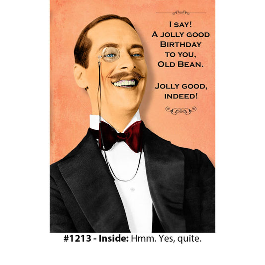 "Jolly Good" - Birthday Card