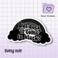 Does It Come In Black Goth Rainbow Sticker