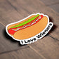 I Love Wieners Sticker