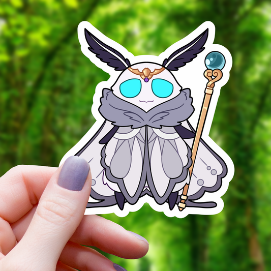 Mothman Cleric TTRPG Class Sticker - 3"