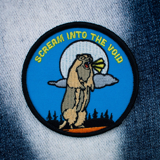 Scream into the Void (Iron-On Patch)