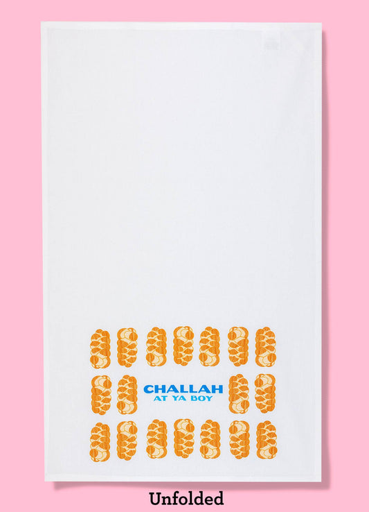 Challah at Ya Boy kitchen towel - Hanukkah, challah bread