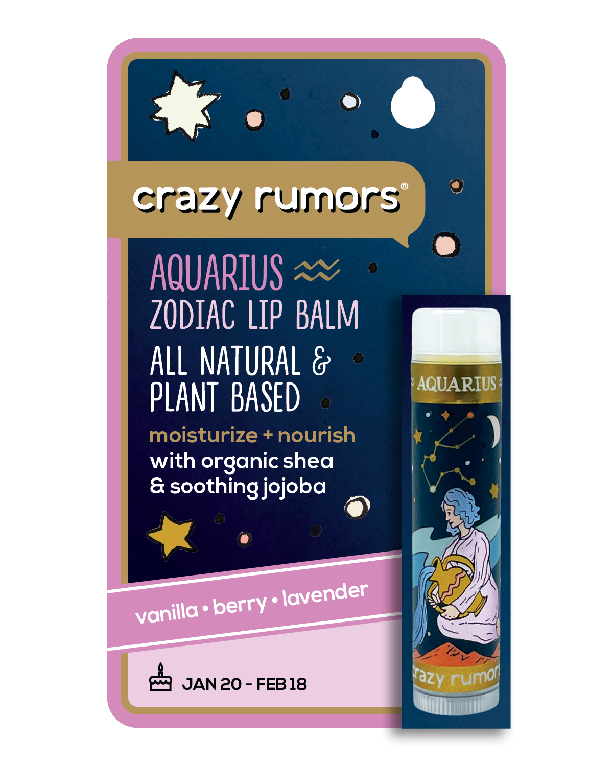 Aquarius - Zodiac Lip Balm Air Blend