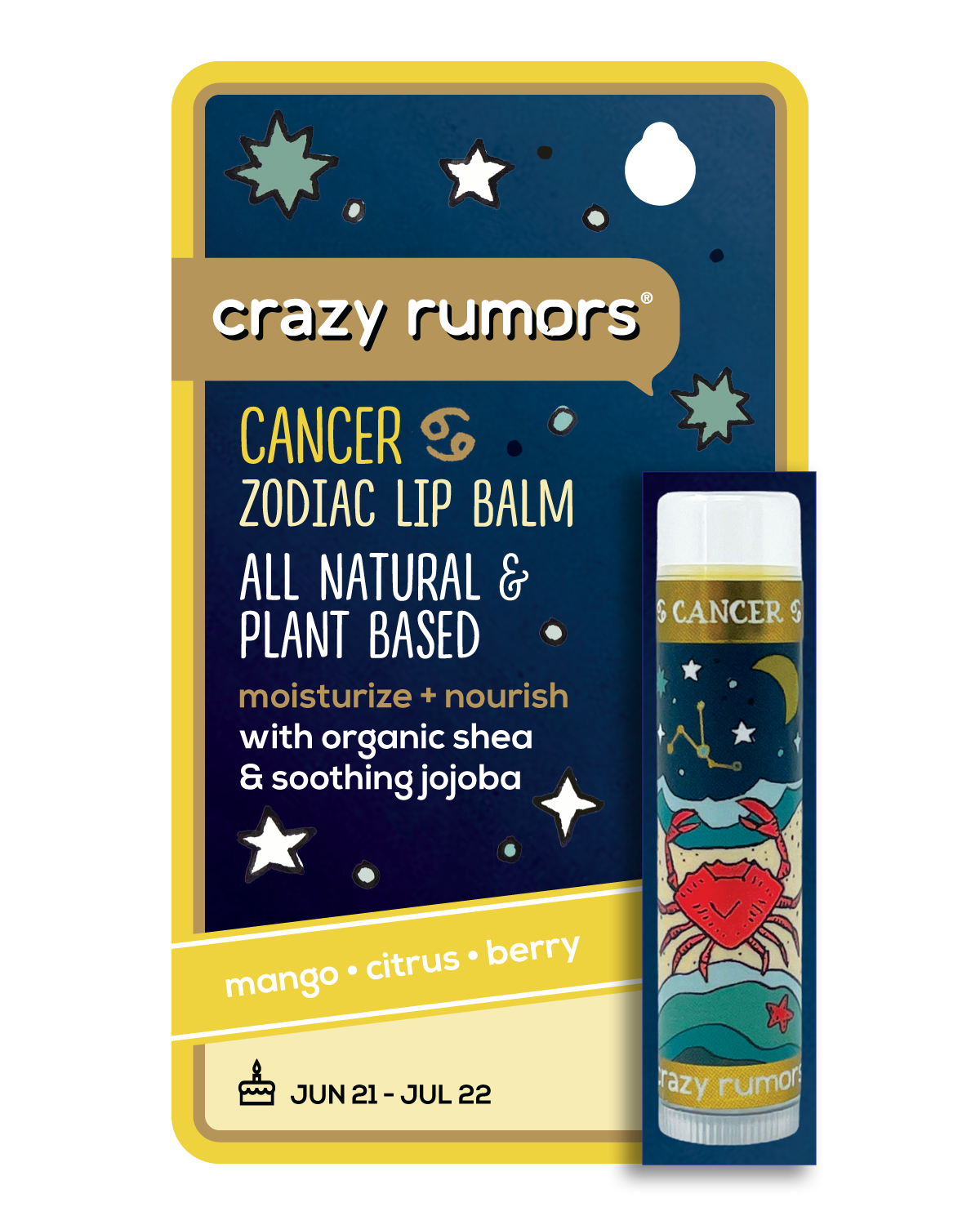 Cancer - Zodiac Lip Balm Water Blend