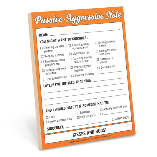 Passive - Aggressive Notepad