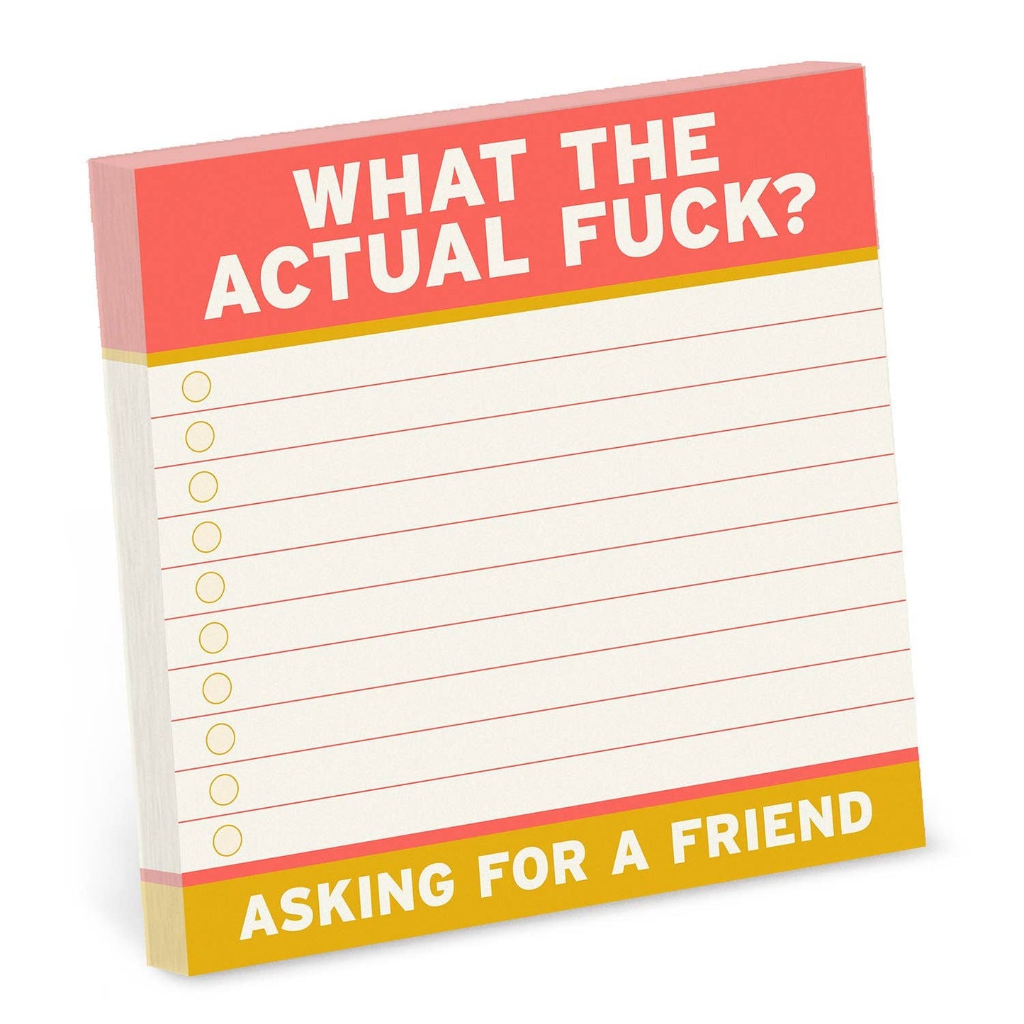 What the Actual Fuck Large Sticky Notes (4 x 4-inches)