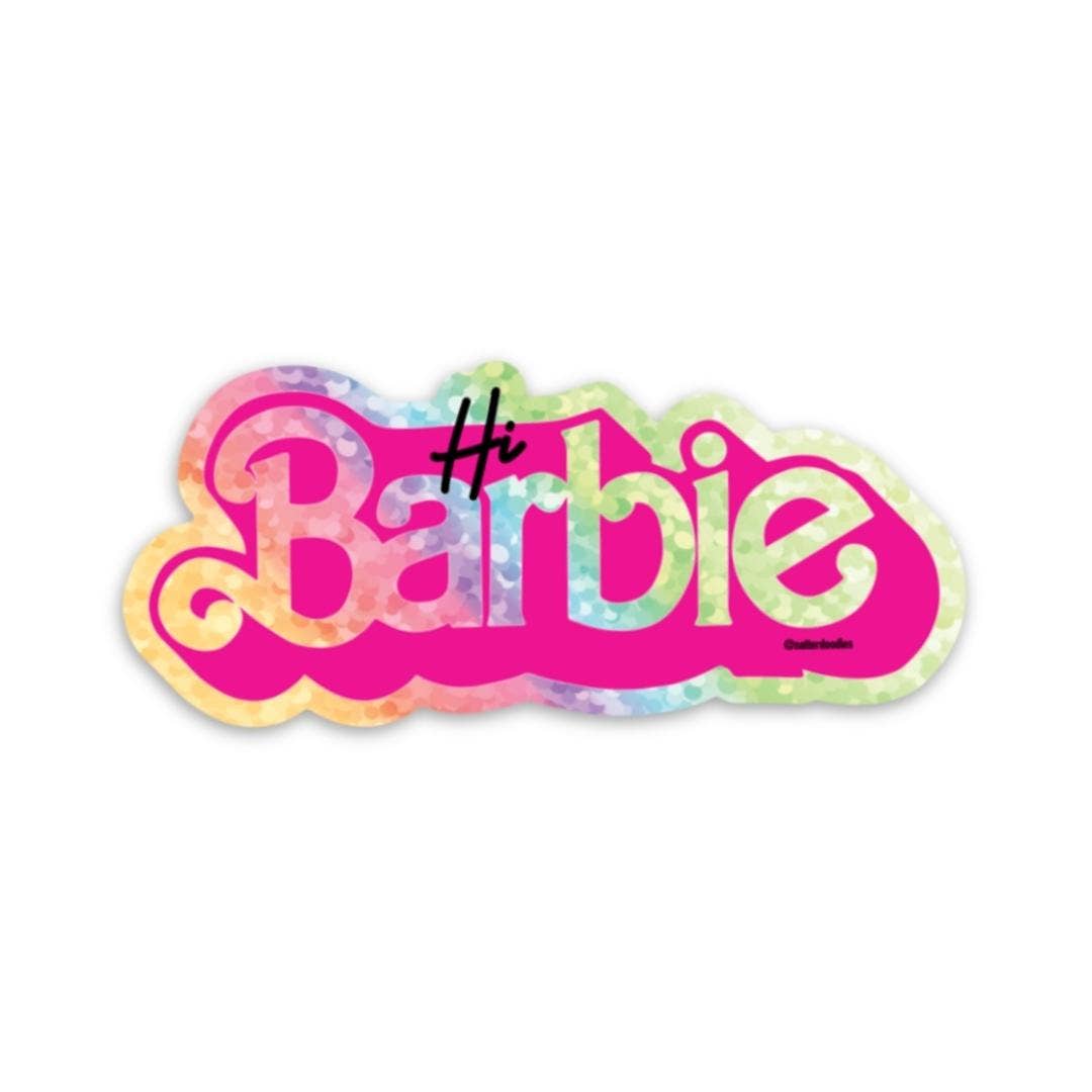 Hi Barbie! Sticker