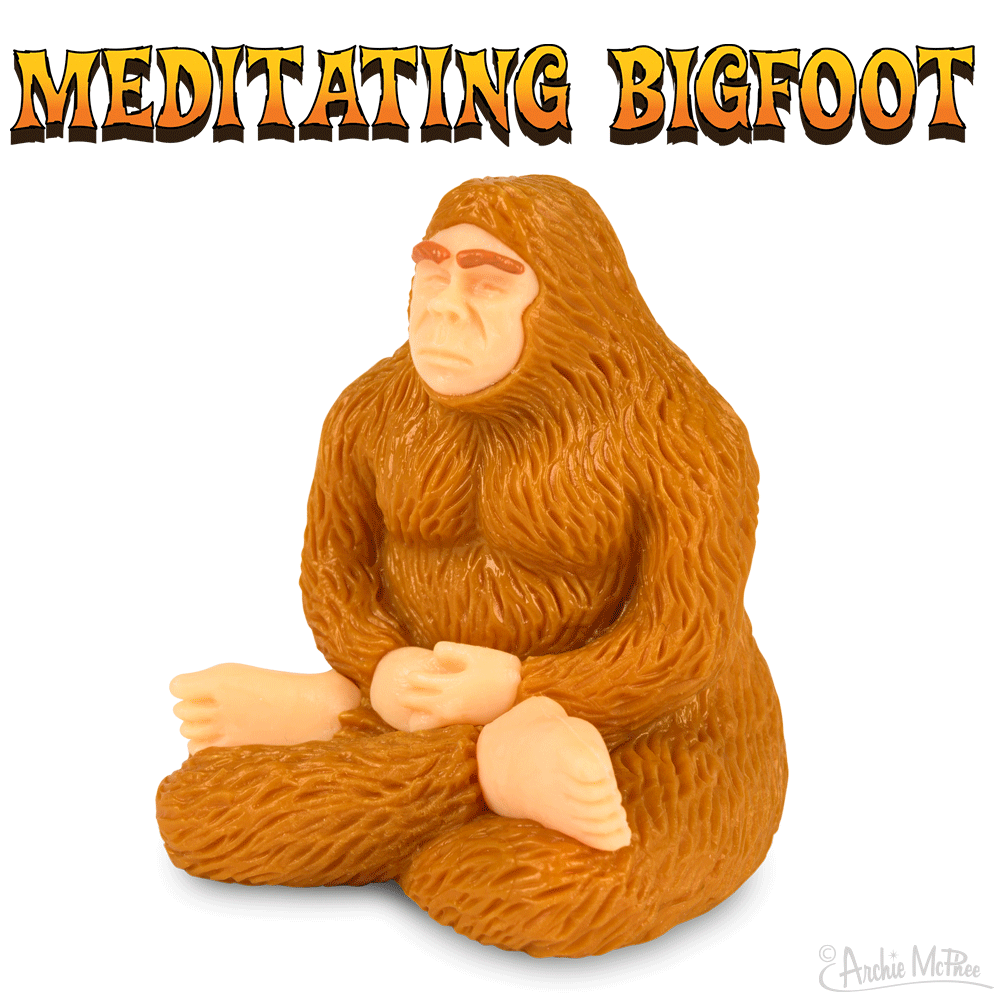 Meditating Mini Bigfoot -Your choice of color!