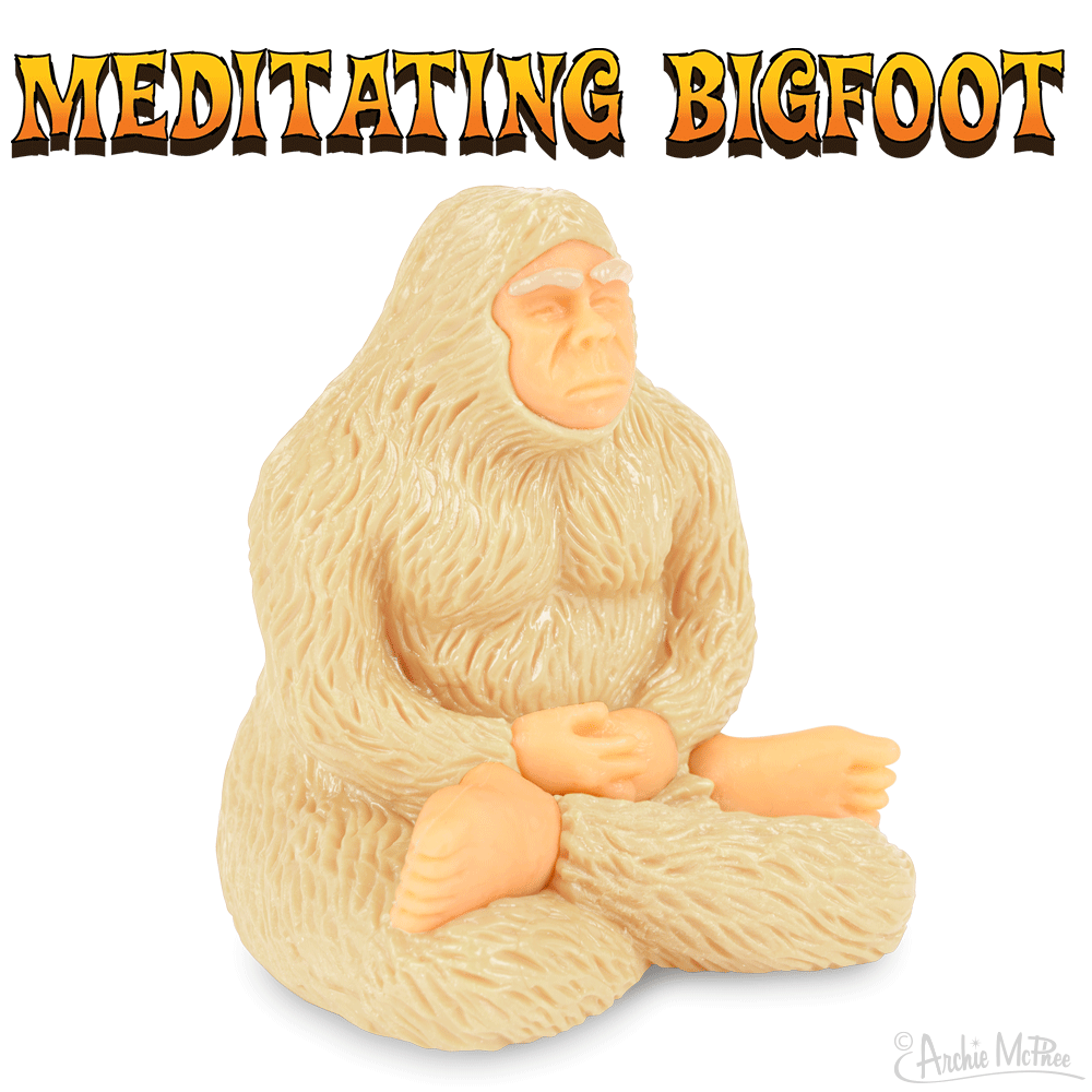 Meditating Mini Bigfoot -Your choice of color!