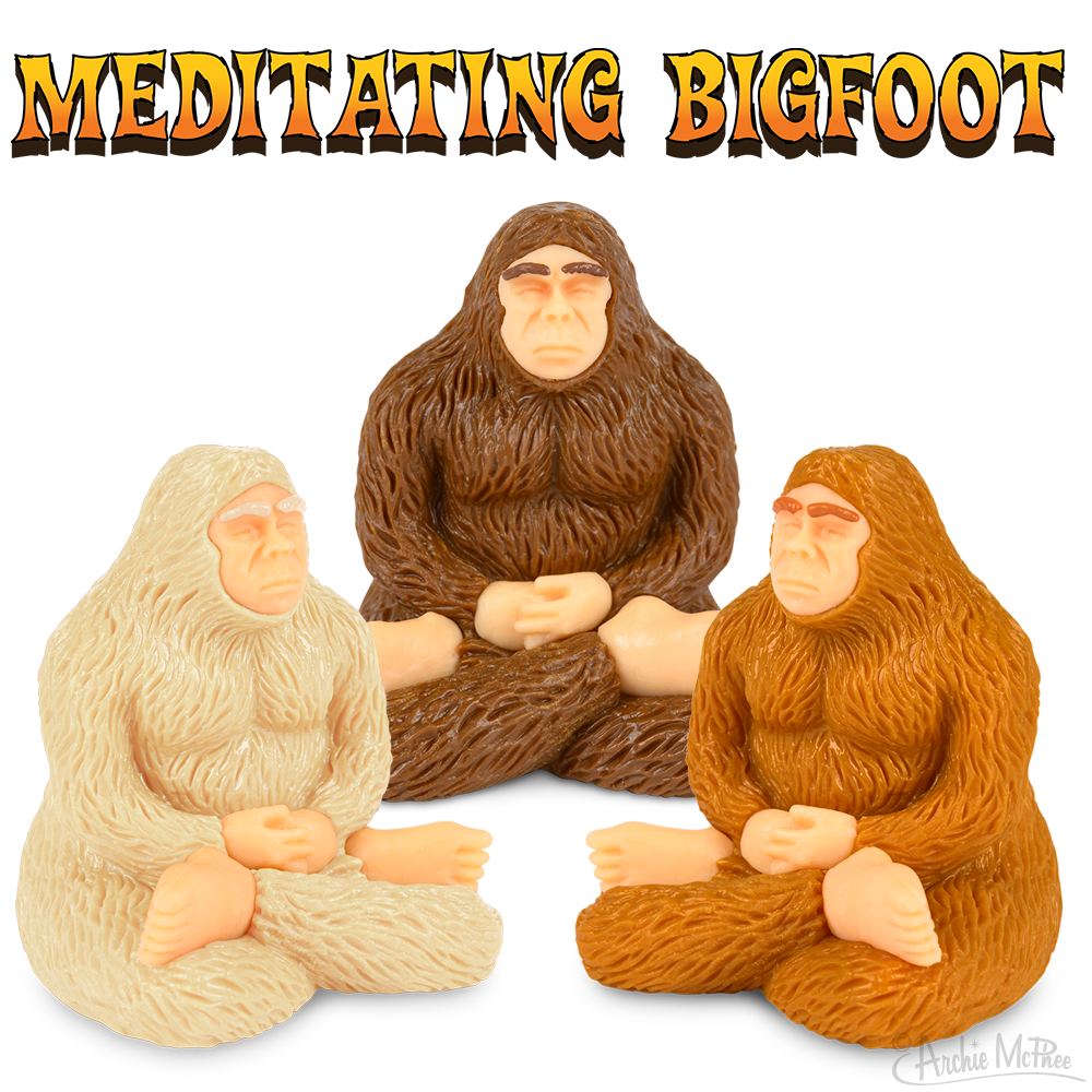 Meditating Mini Bigfoot -Your choice of color!