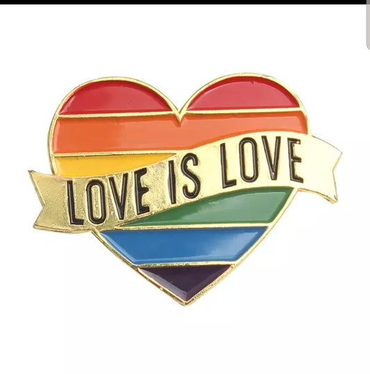 Love Is Love pin